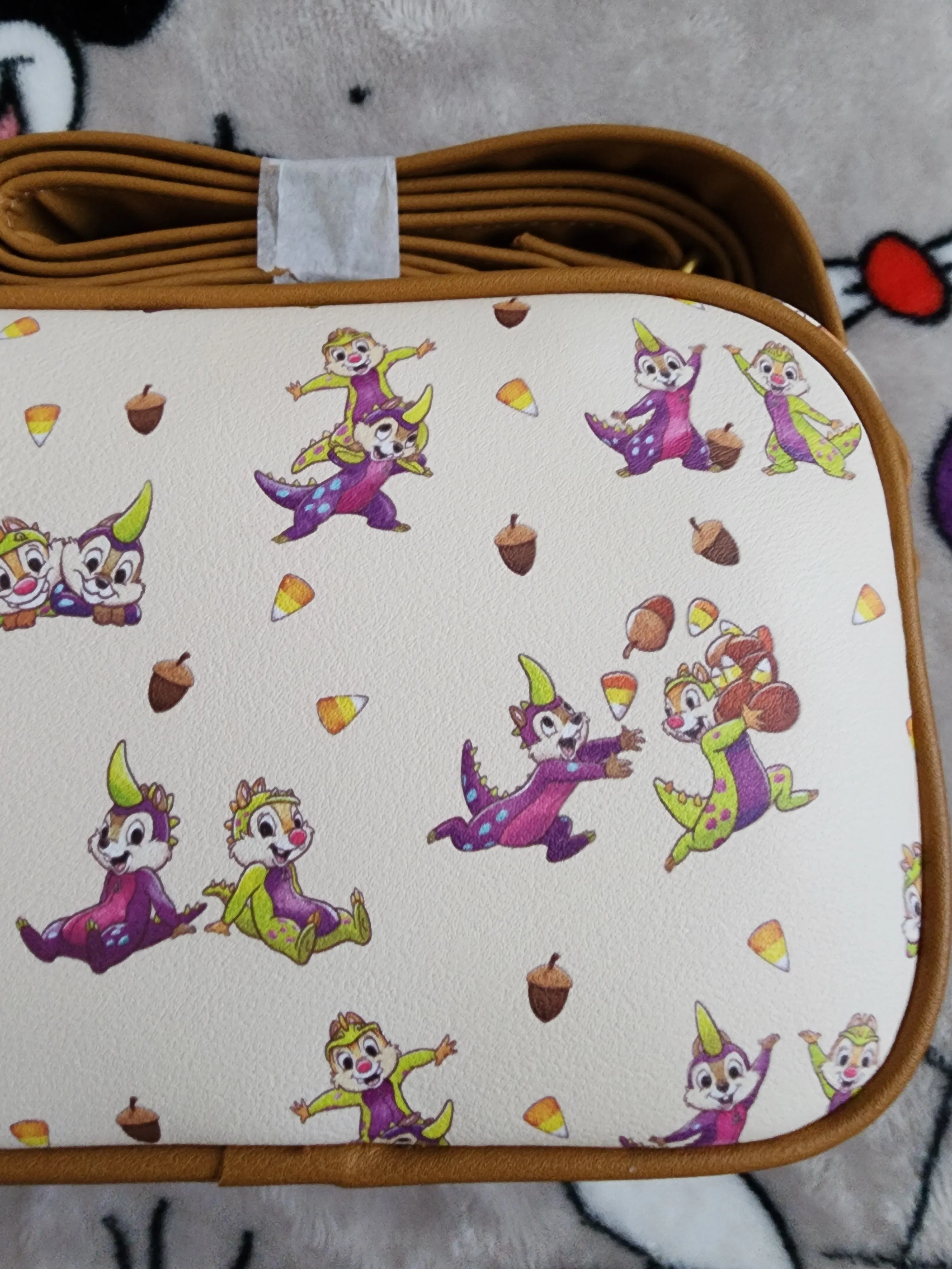 Loungefly Disney Chip and Dale as Monsters Fall Crossbody Bag