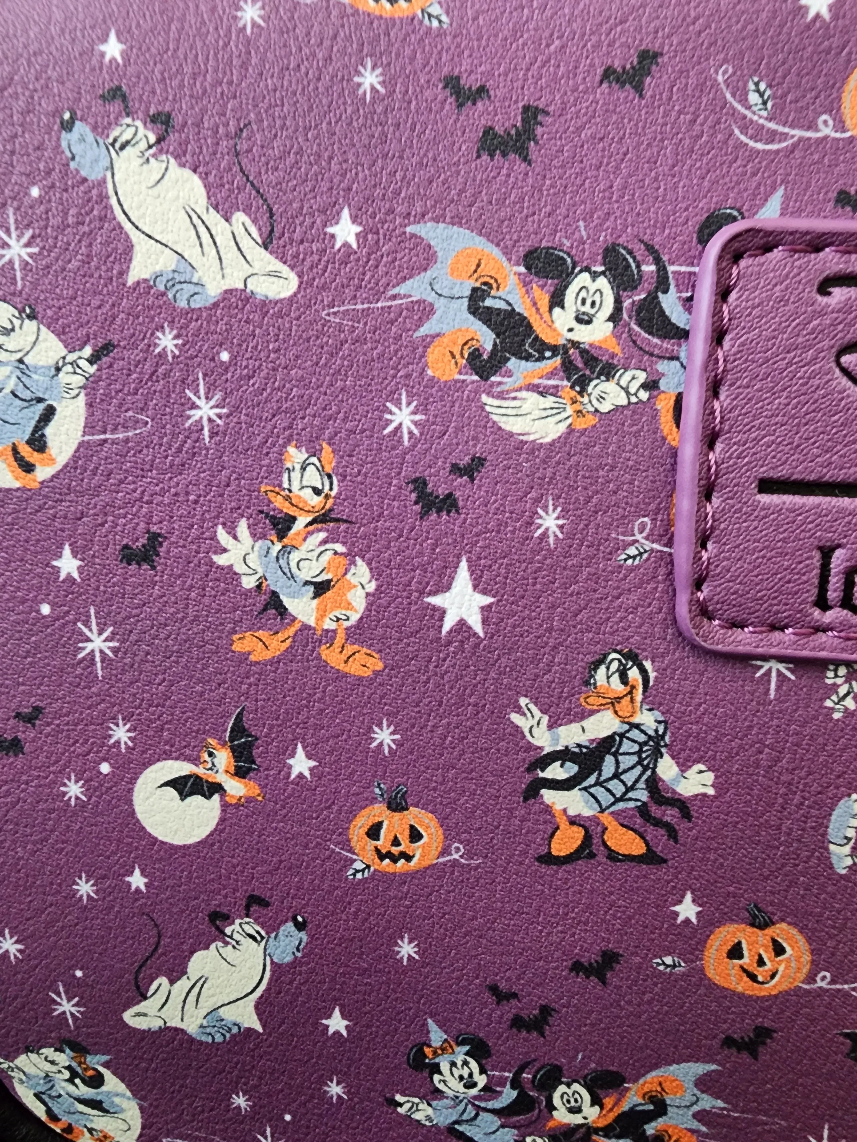 Loungefly Disney Mickey Mouse and Friends Halloween Crossbody Bag