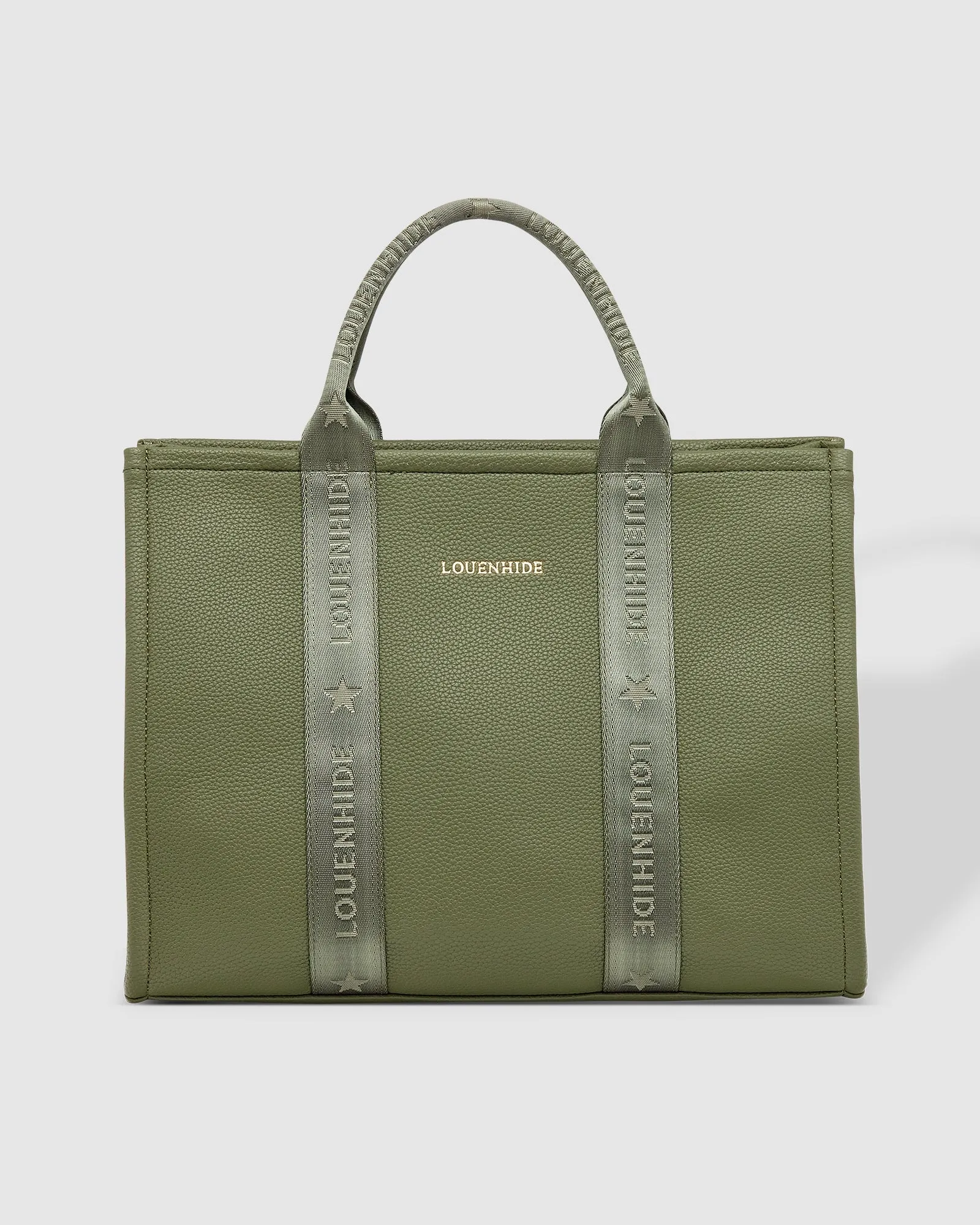 MANHATTAN LOGO TOTE KHAKI