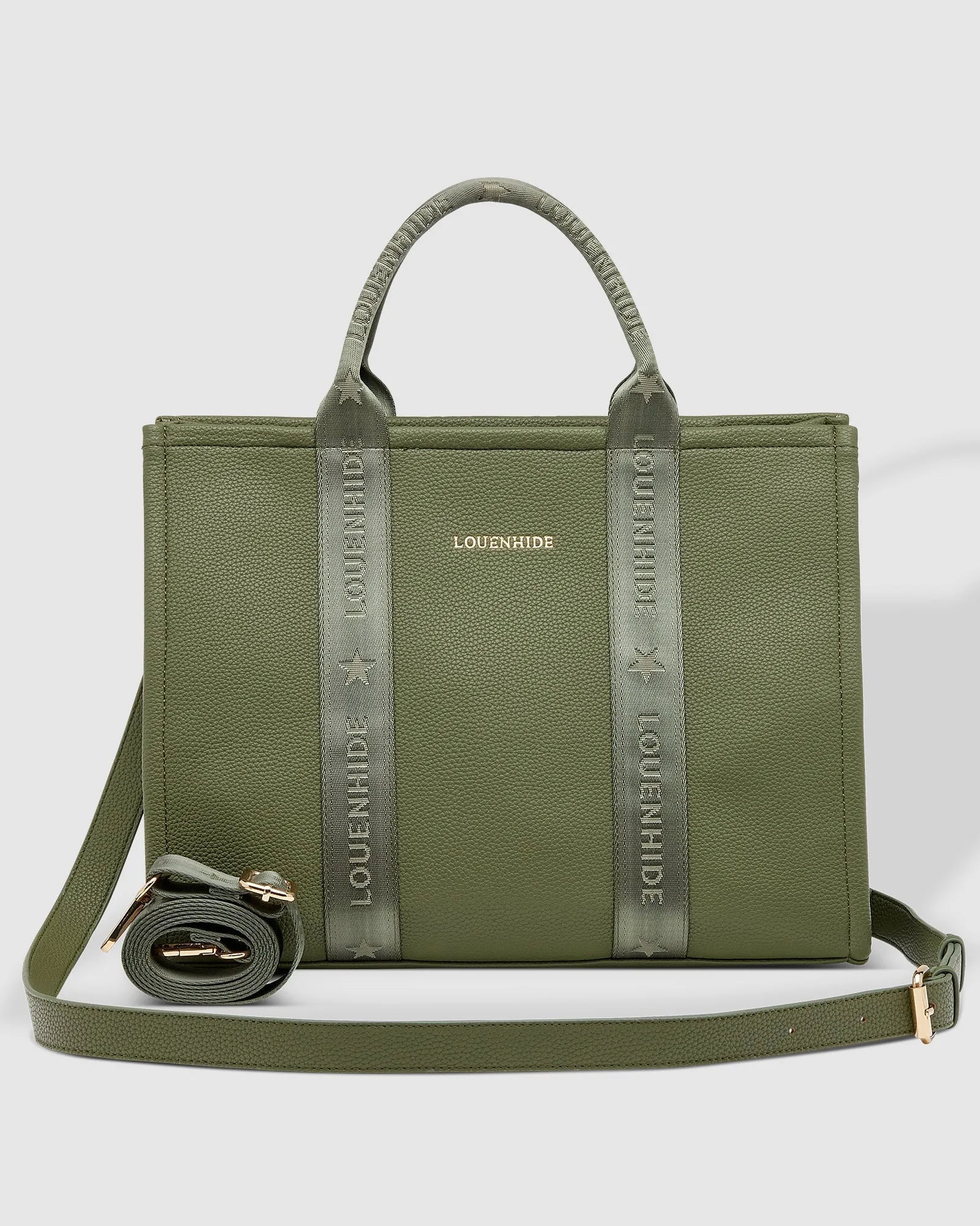 MANHATTAN LOGO TOTE KHAKI