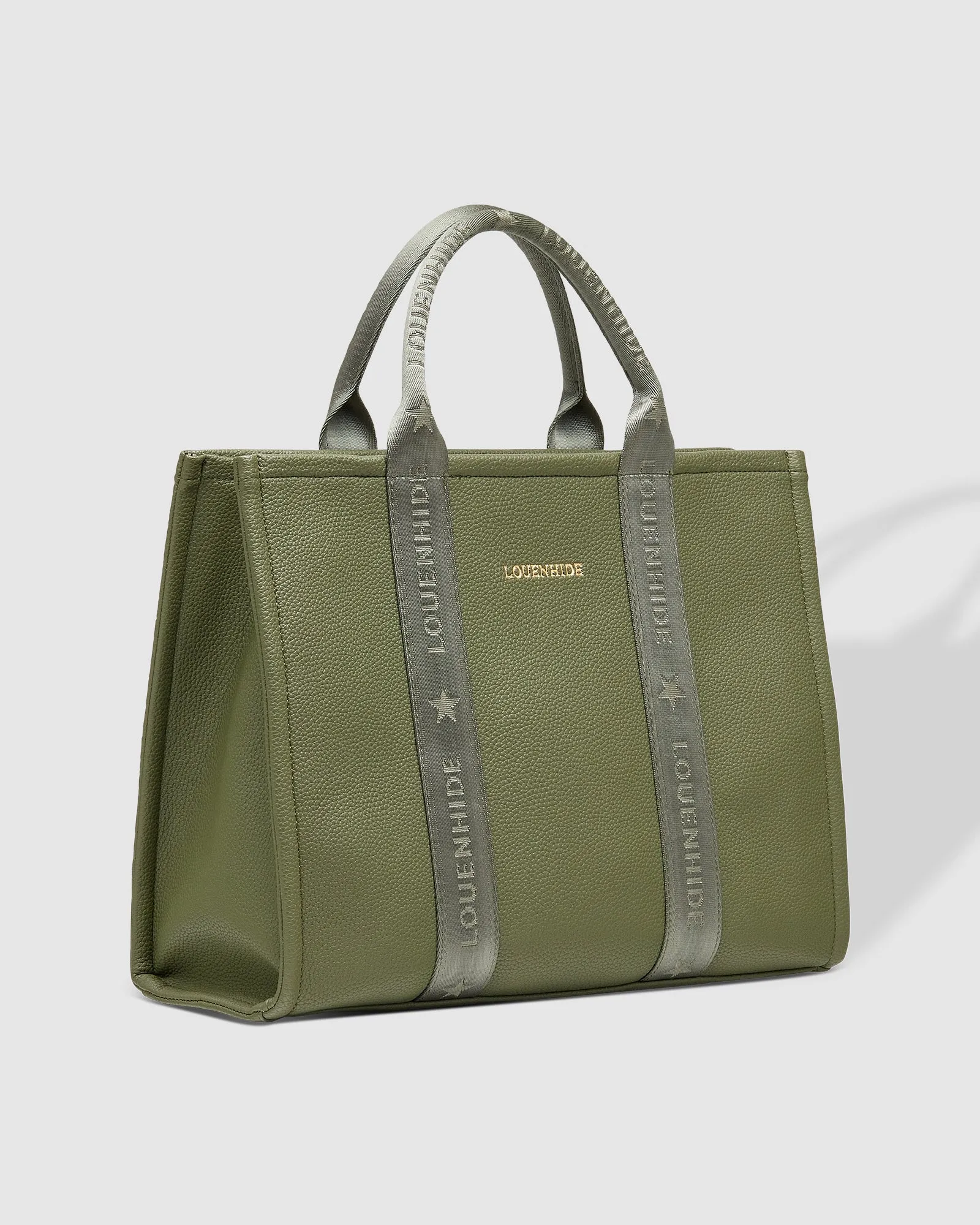 MANHATTAN LOGO TOTE KHAKI