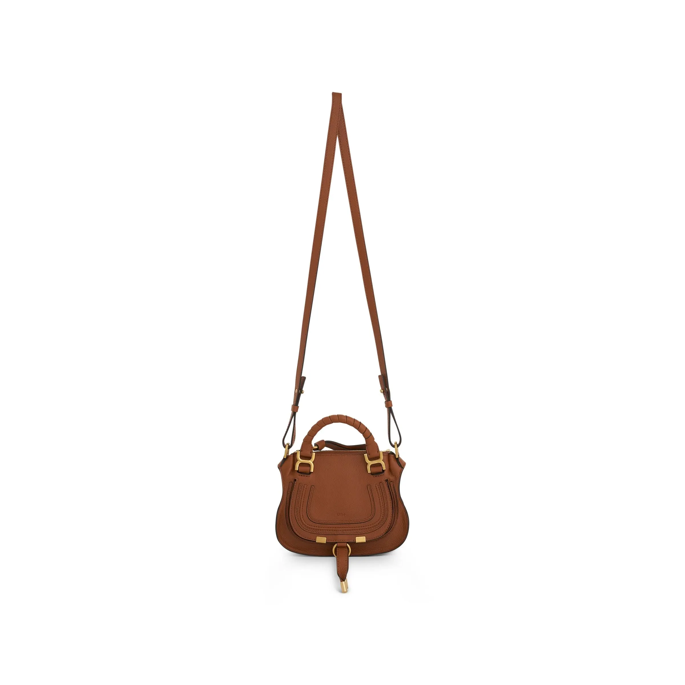 Marcie Small Double Carry Bag in Tan