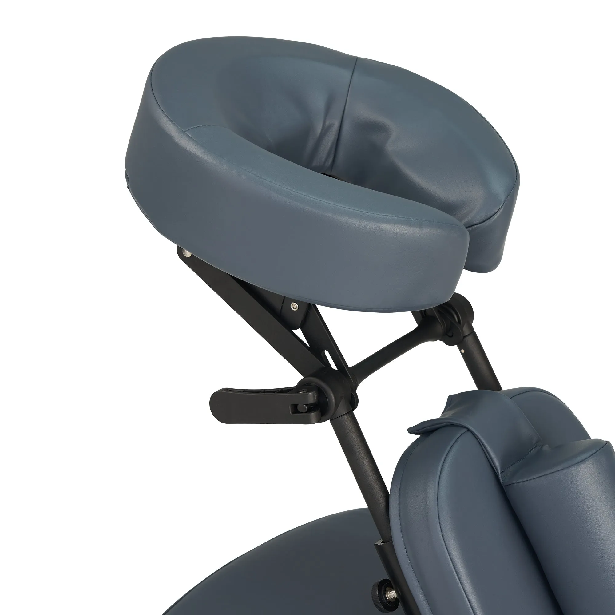 Master Massage - The PROFESSIONAL™ Portable Massage Chair Package with Wheeled Case, Royal Blue