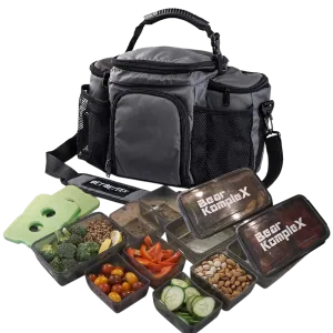 Meal Prep Bag with Food Containers