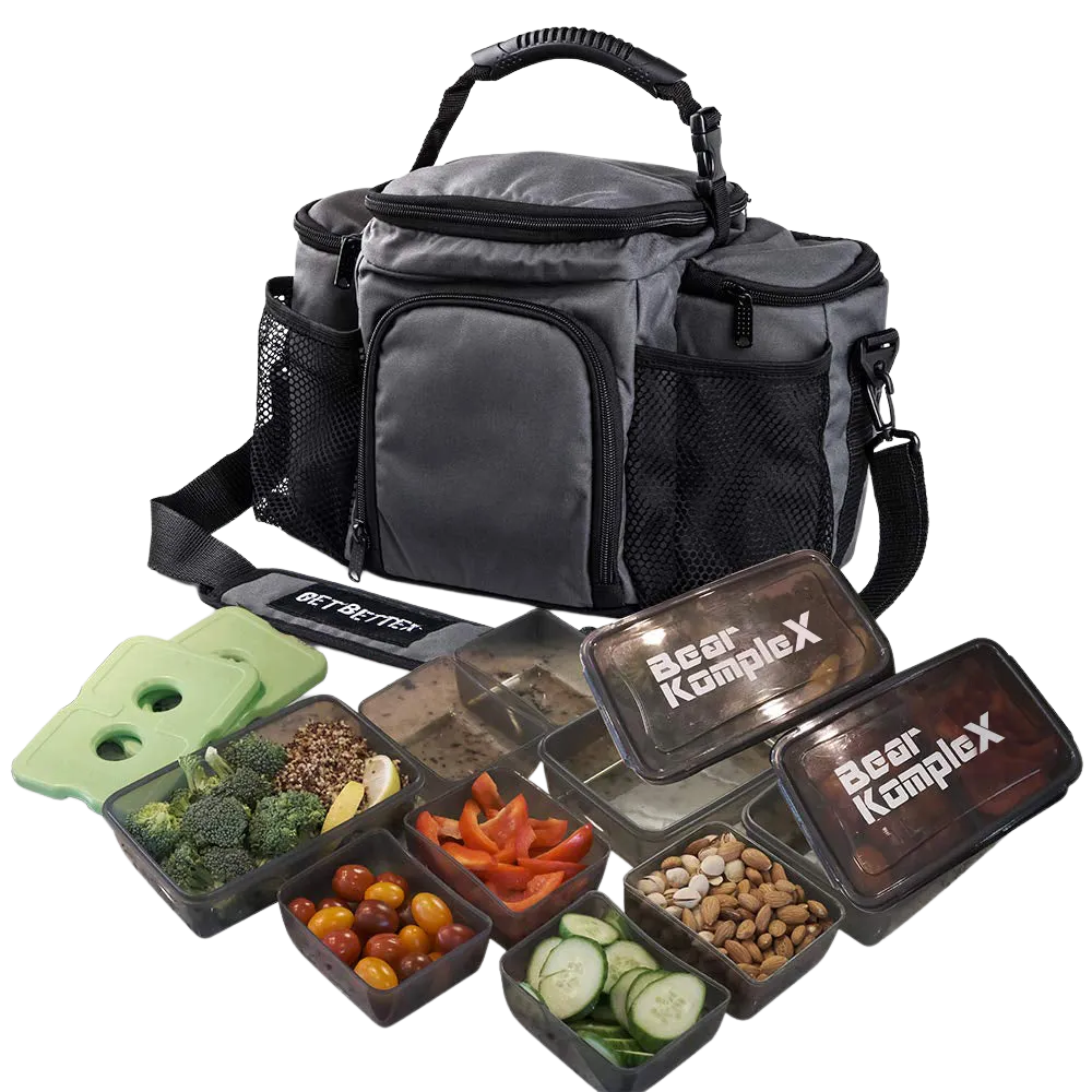 Meal Prep Bag with Food Containers