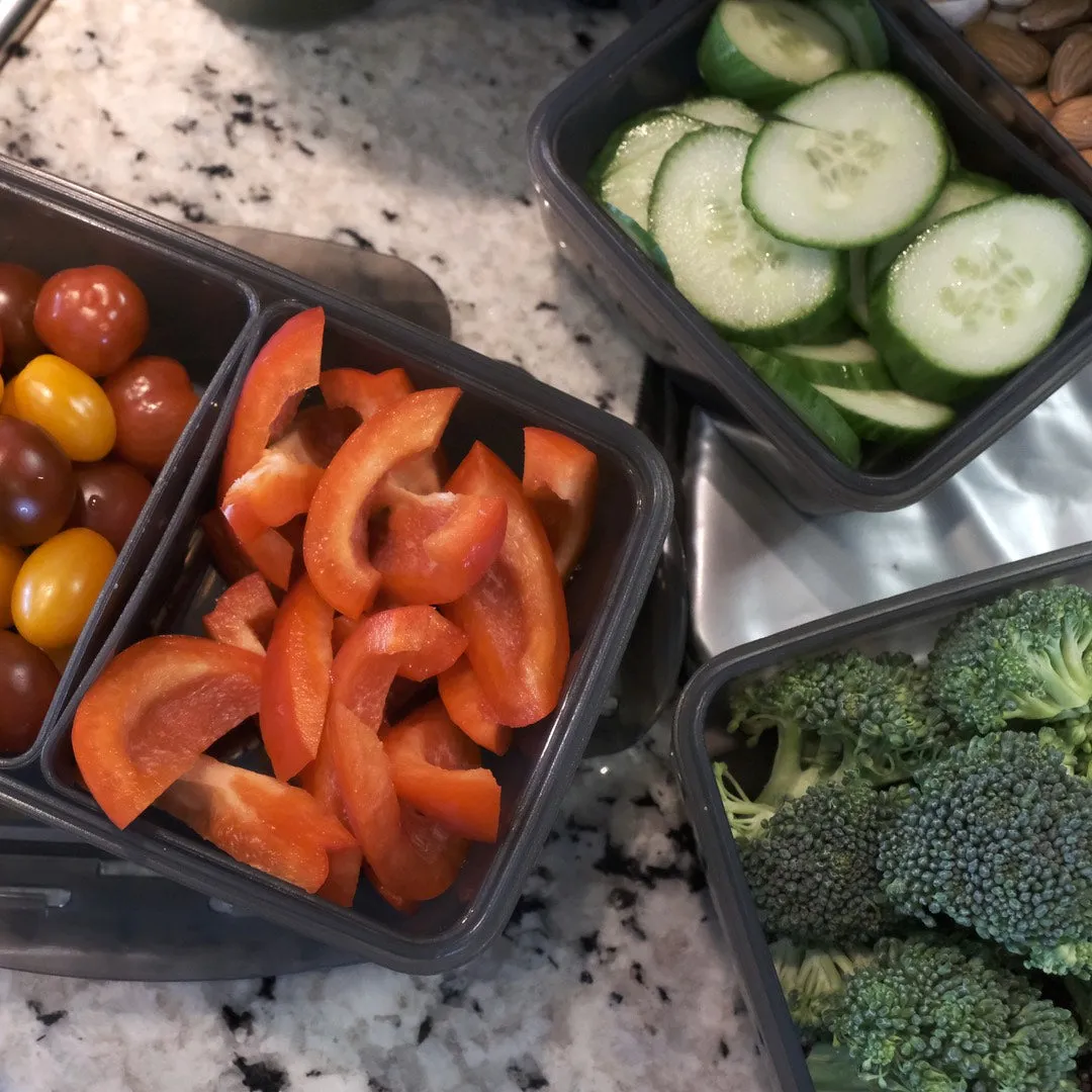 Meal Prep Bag with Food Containers