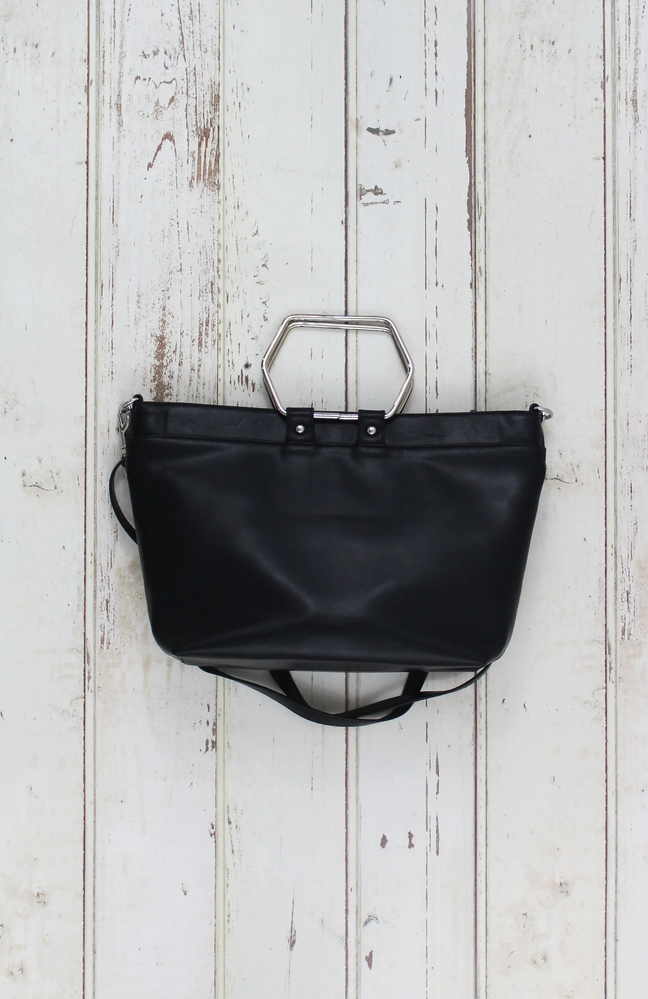 Mini Mischief Ring Tote in Black