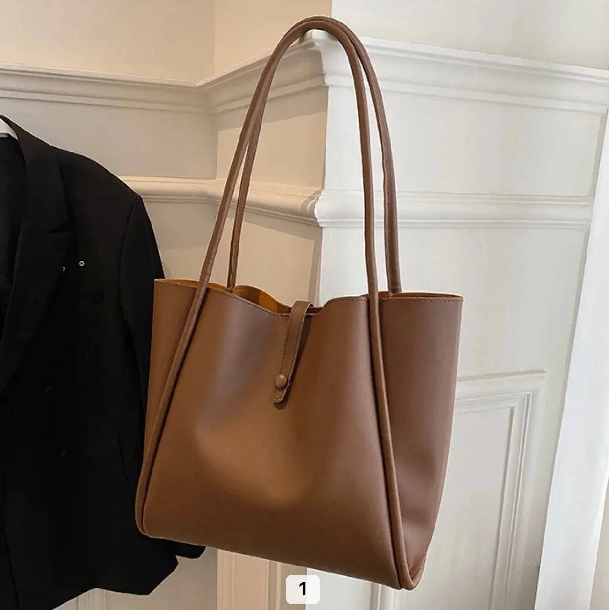 Minimalist Tote with Matching Pouch