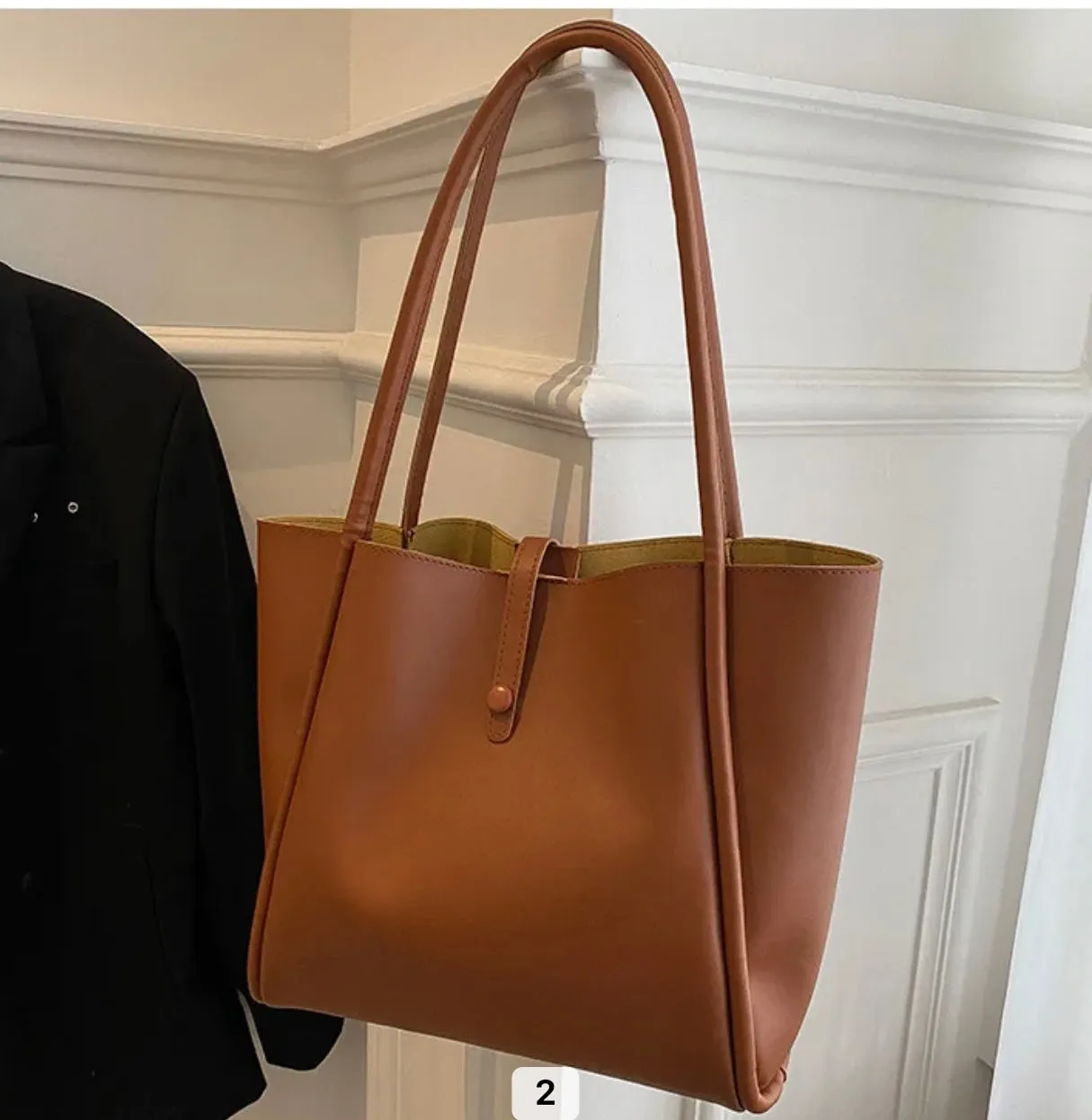 Minimalist Tote with Matching Pouch