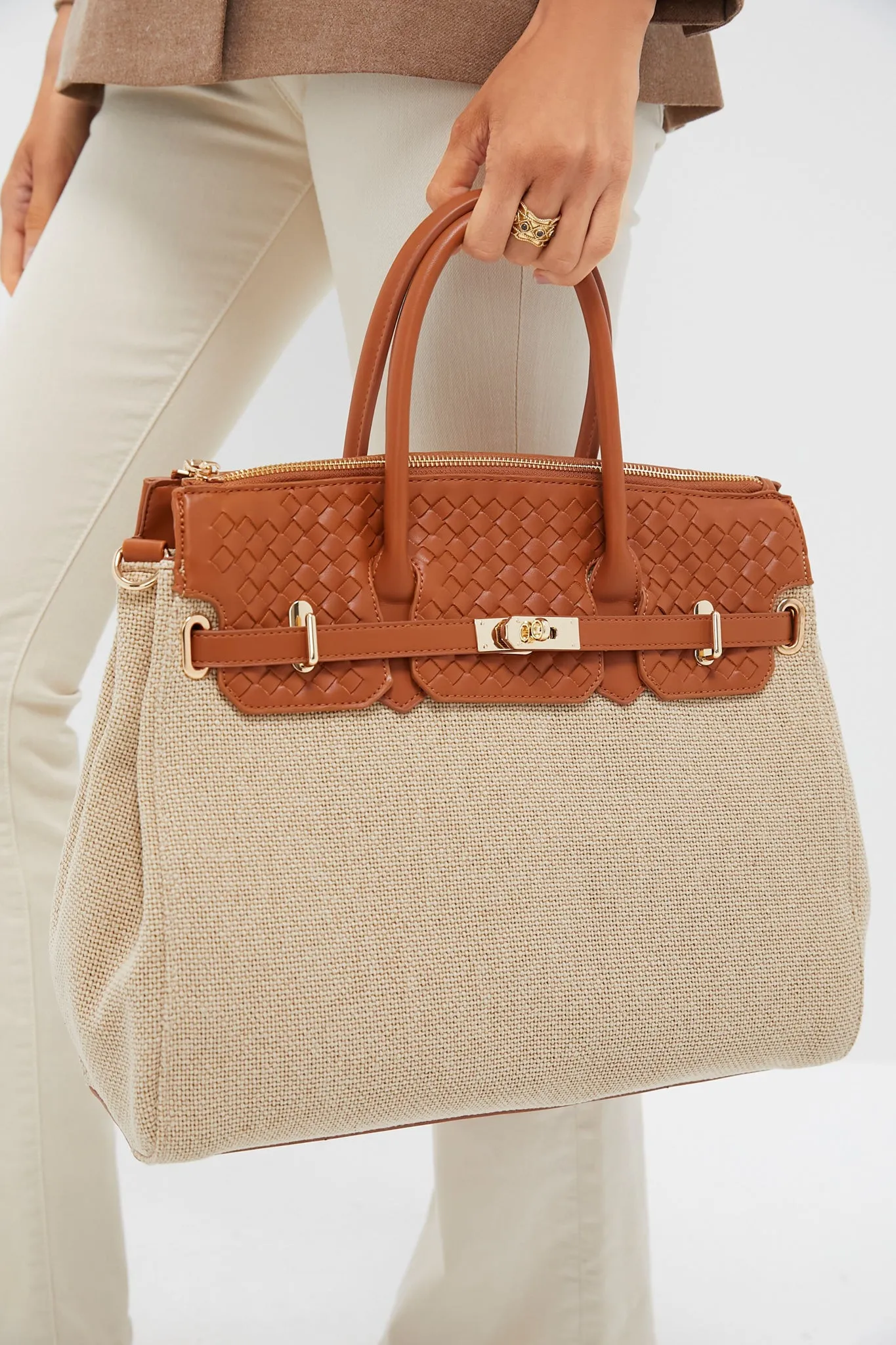 Natural Bertha Bag