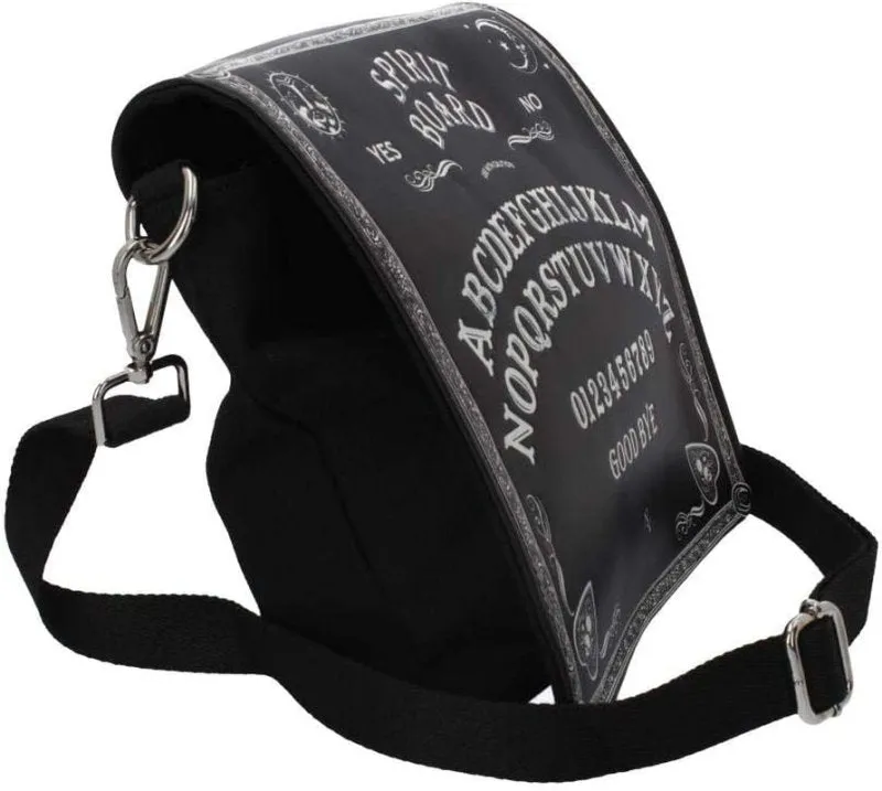 Nemesis Now  B4369M8 Spirit Board Shoulder Bag 27Cm Black, PU and Canvas