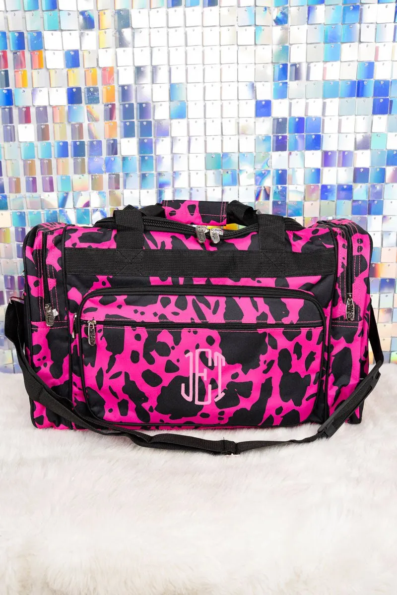 NGIL Hot Pink Milkin' It Duffle Bag 20"