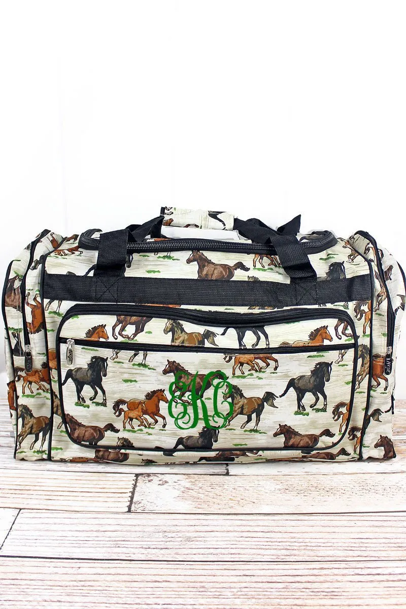 NGIL Wild Horses Duffle Bag 23"