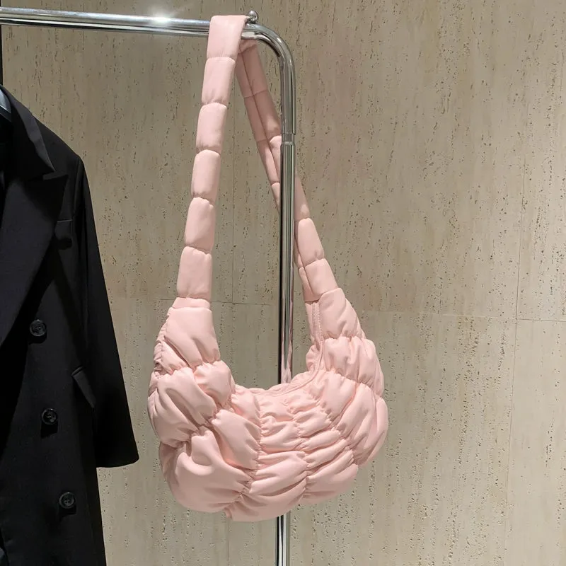 Niche Pleated Croissant Bag