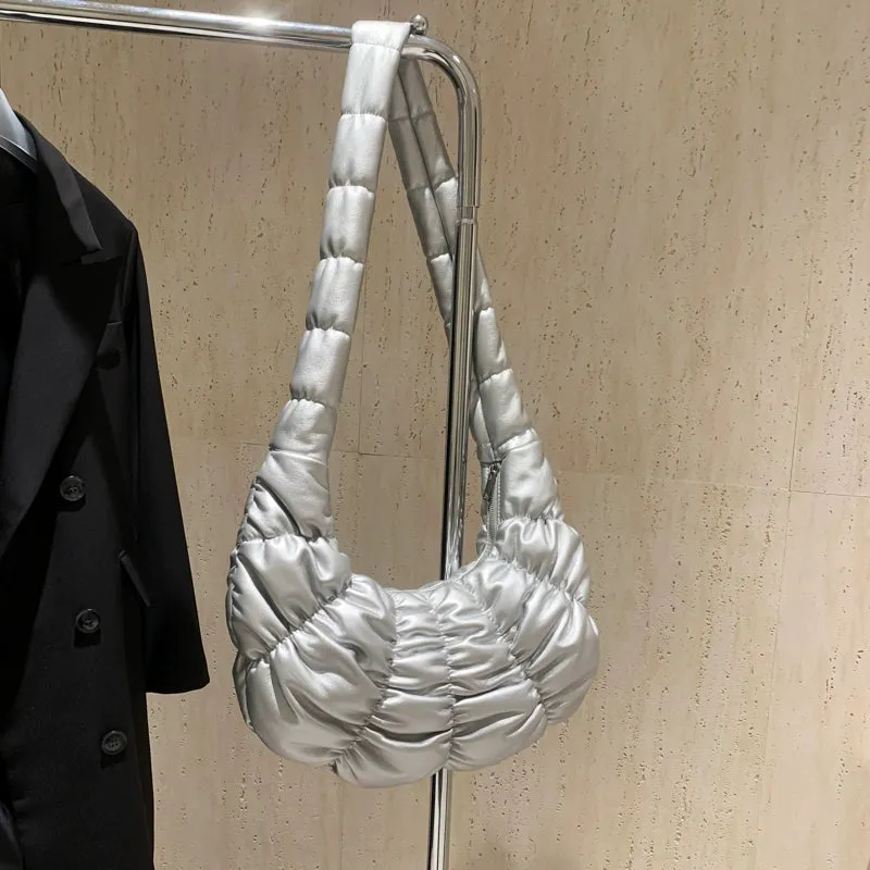 Niche Pleated Croissant Bag