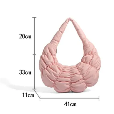 Niche Pleated Croissant Bag