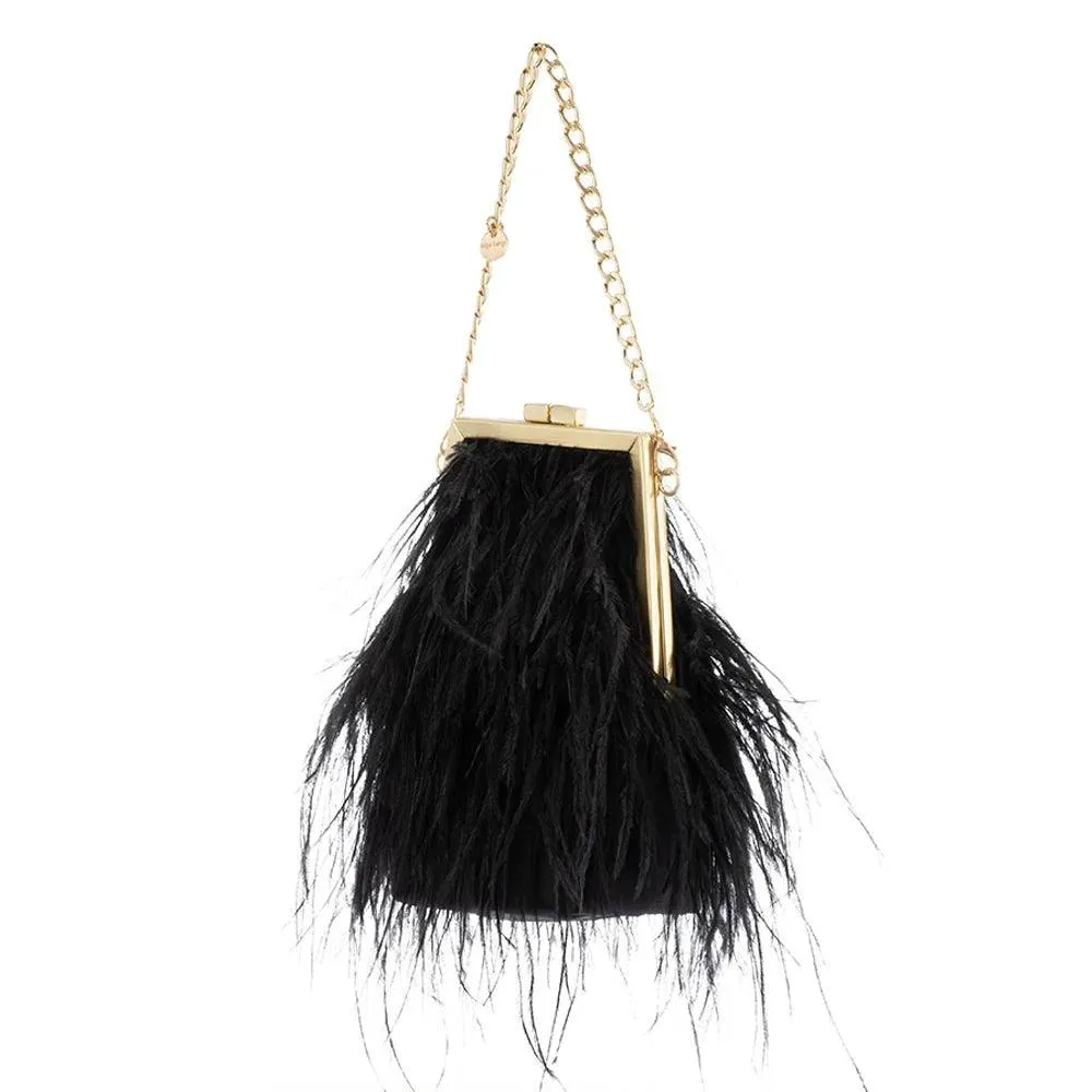 OB4812 SARA FEATHER FRAME BAG