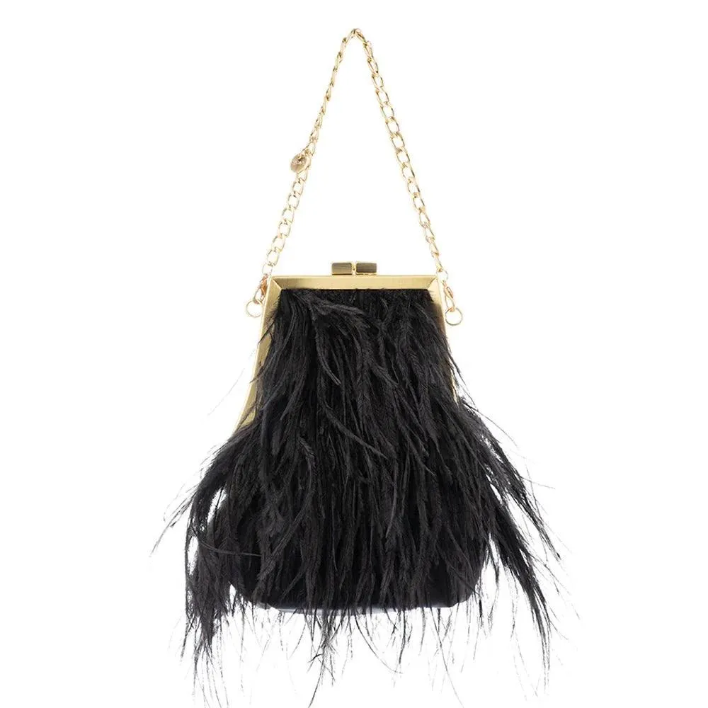 OB4812 SARA FEATHER FRAME BAG