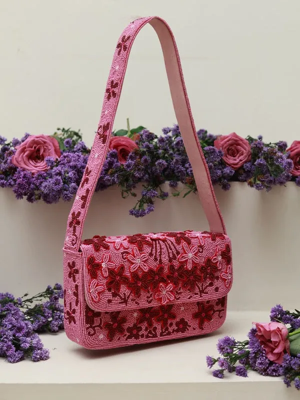 Orchid Baguette Bag with Handle