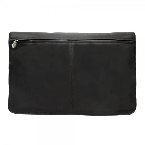 Piel Leather Three Section Flap Portfolio