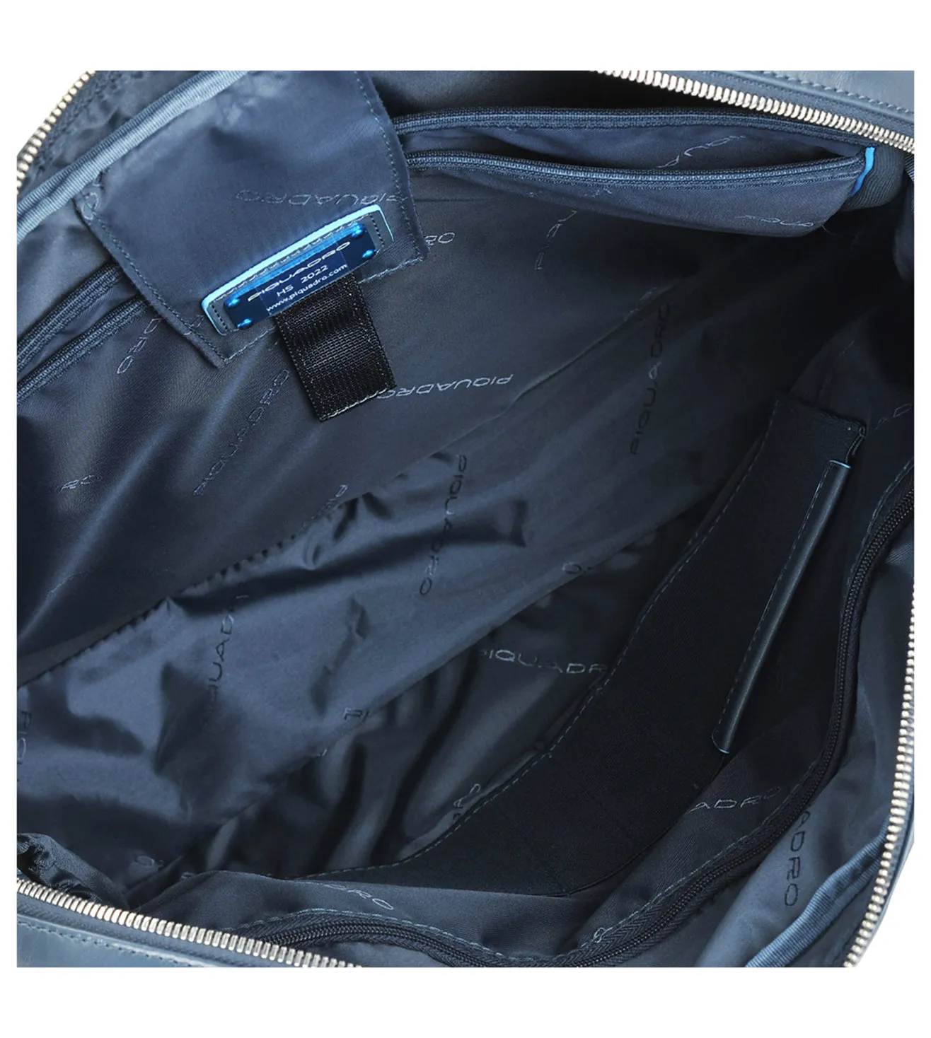 Piquadro Blue Square Unisex R.A.F. Blue Laptop Briefcase