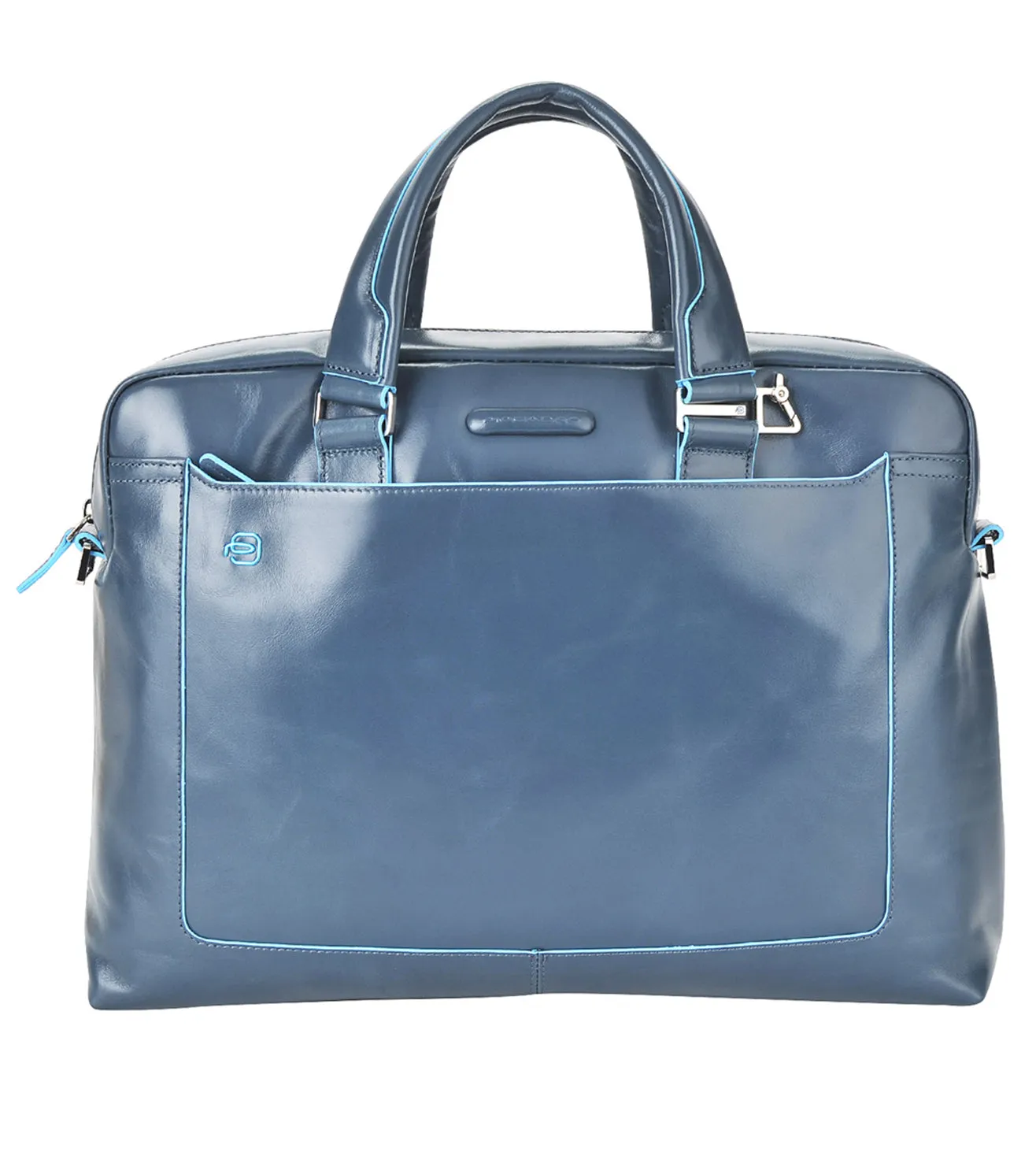 Piquadro Blue Square Unisex R.A.F. Blue Laptop Briefcase