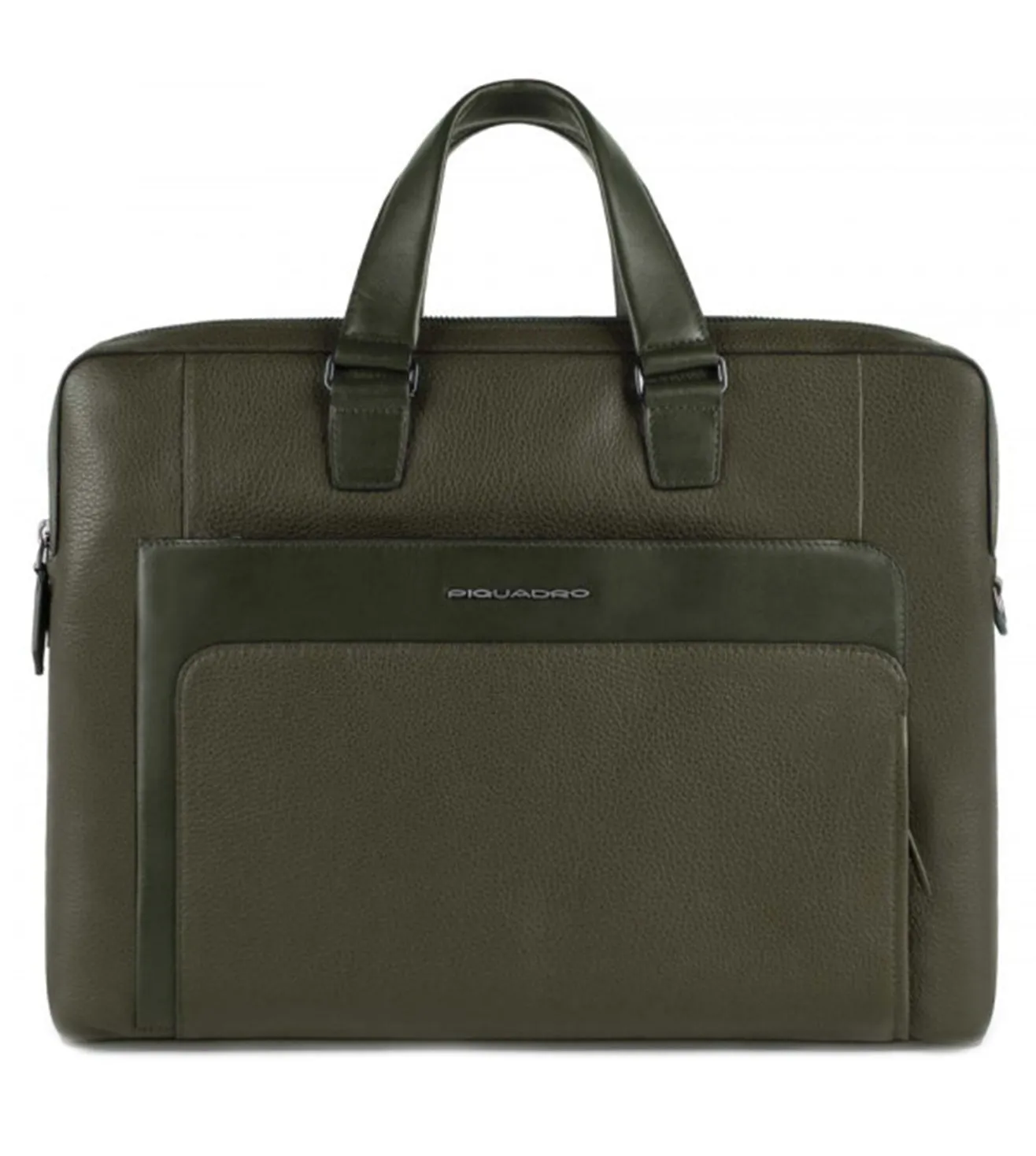 Piquadro Feels Men's Green Laptop Briefcase