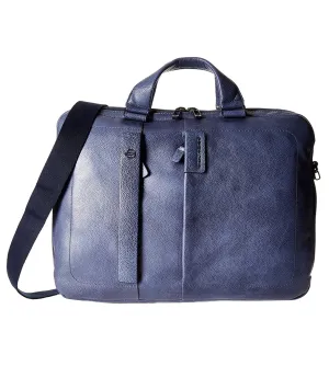 Piquadro Pulse Plus Unisex Blue Laptop Briefcase