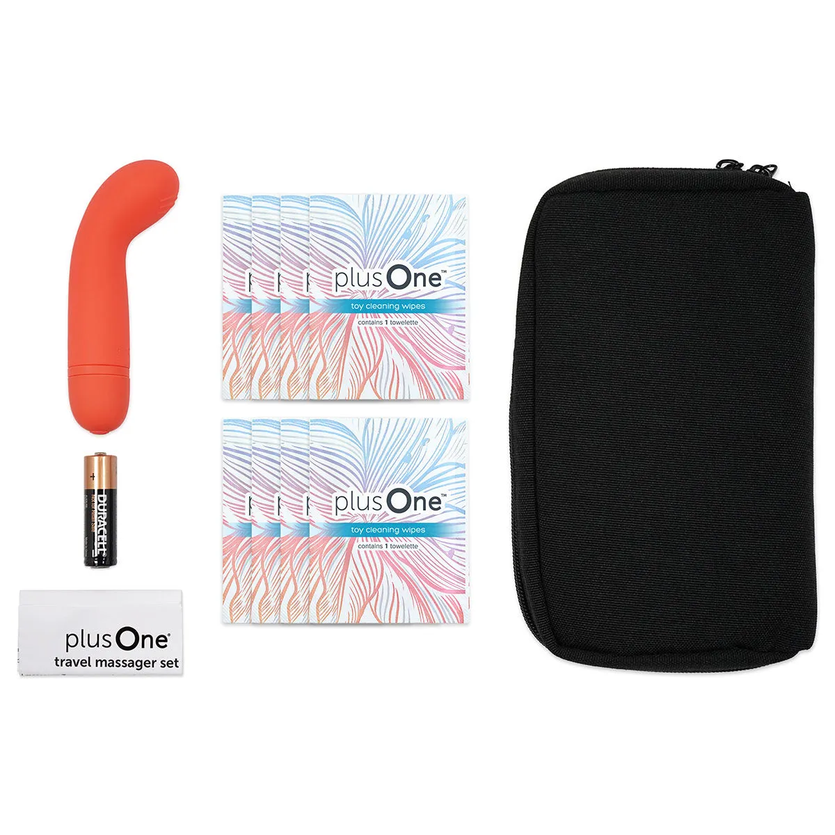 plusOne® travel massager set