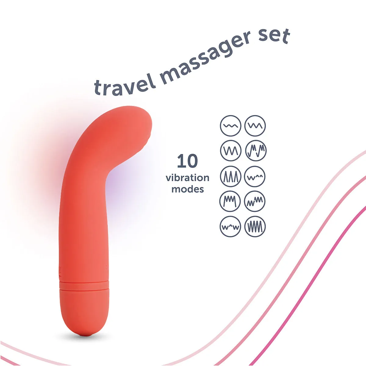 plusOne® travel massager set