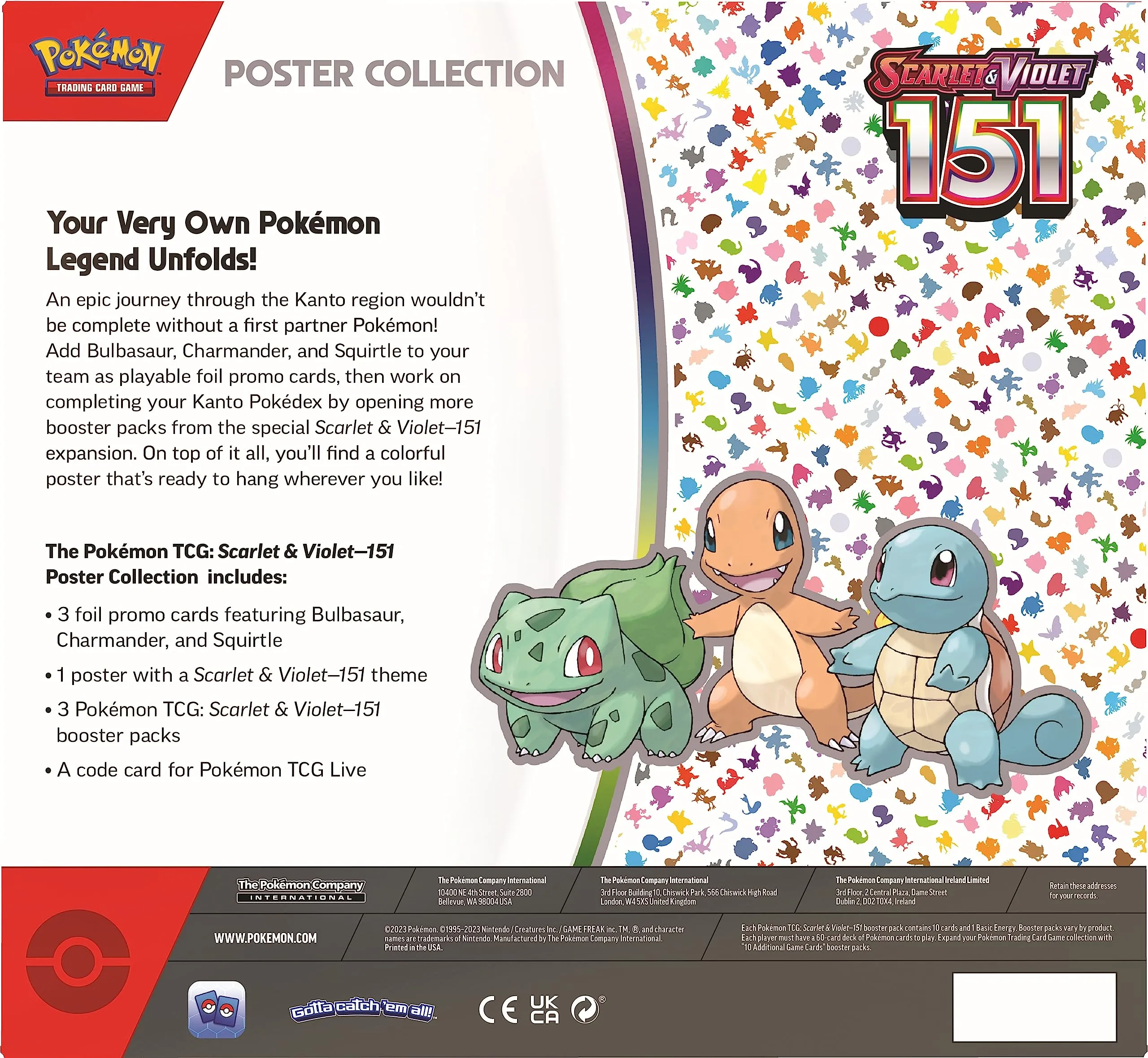 Pokemon Scarlet & Violet 151 Special Poster Collection (2-Pack)