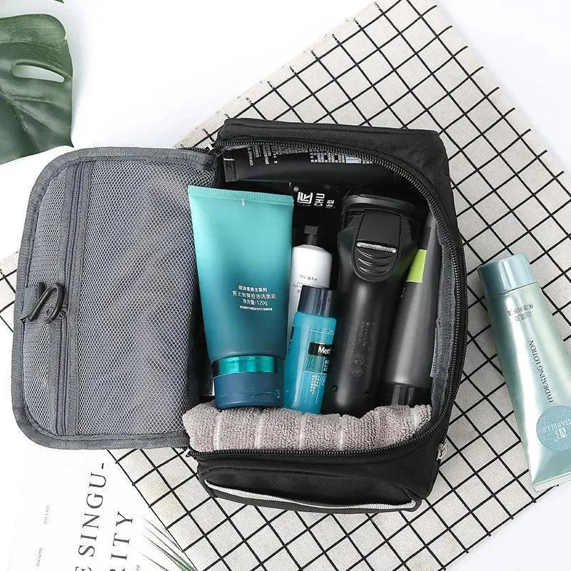 Portable Toiletry Organizer Bag: Stylish Travel Essential Storage