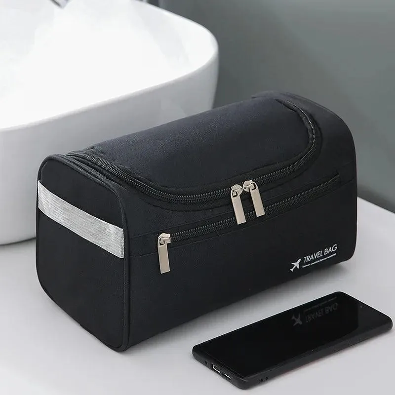 Portable Toiletry Organizer Bag: Stylish Travel Essential Storage