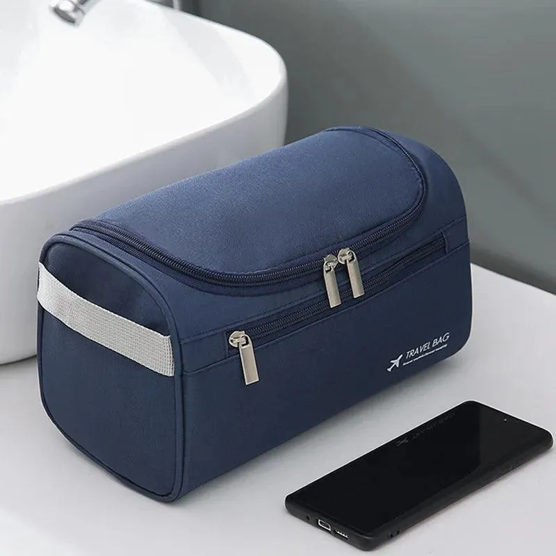 Portable Toiletry Organizer Bag: Stylish Travel Essential Storage