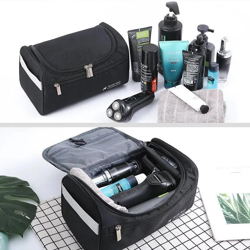 Portable Toiletry Organizer Bag: Stylish Travel Essential Storage