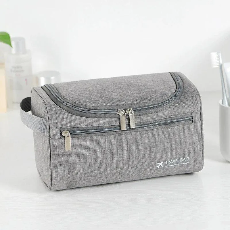 Portable Toiletry Organizer Bag: Stylish Travel Essential Storage