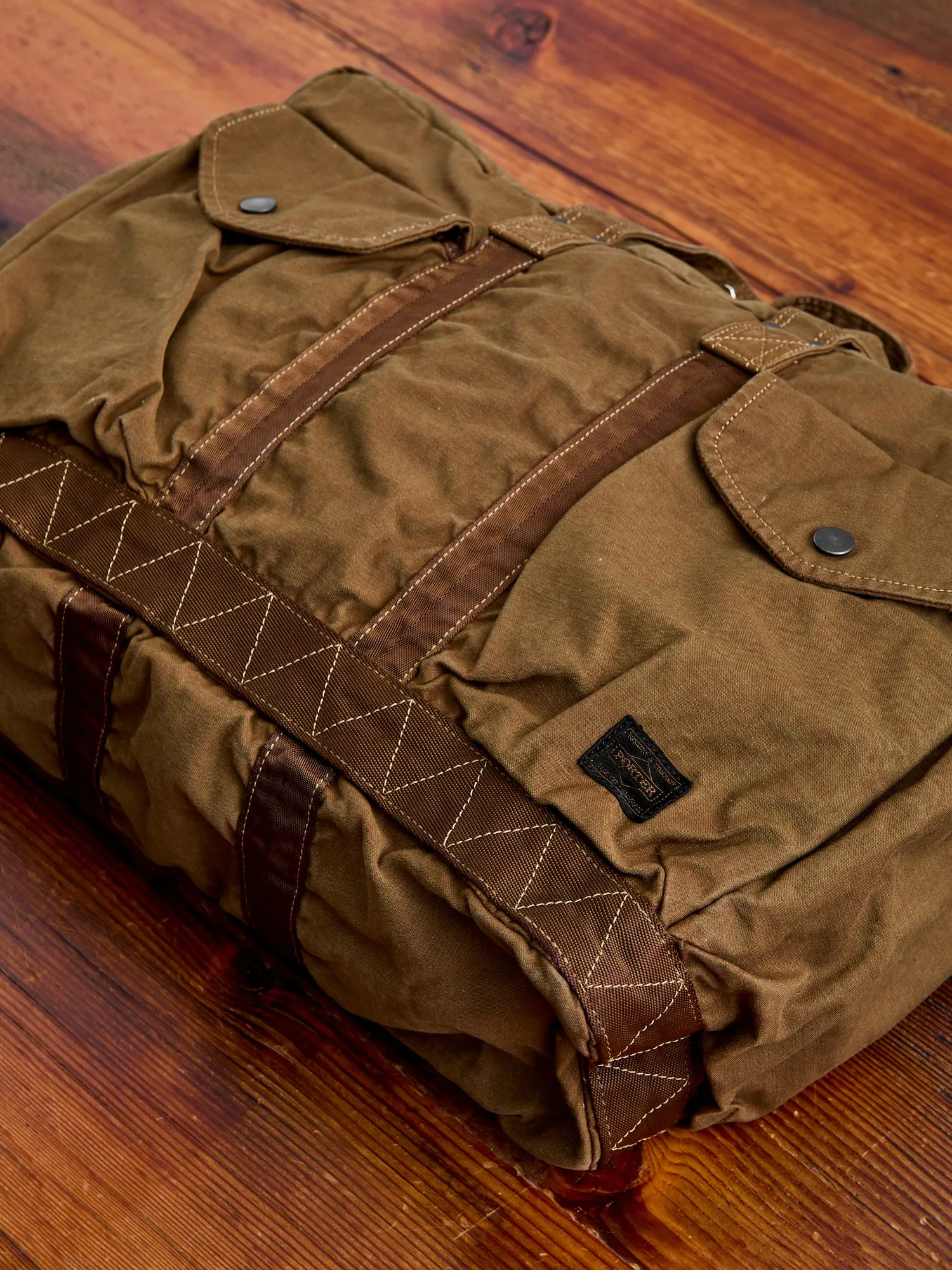 "Crag" 2-Way Boston Bag (S) in Coyote