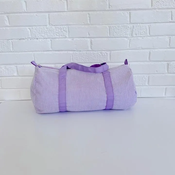 Seersucker Duffle Bag