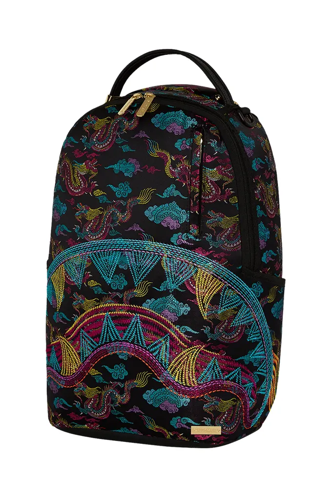 Sprayground Embroidered Dragons DLX Backpack