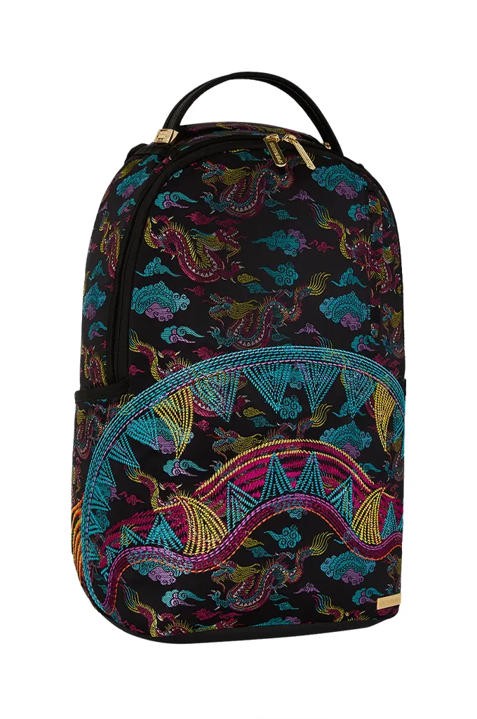 Sprayground Embroidered Dragons DLX Backpack