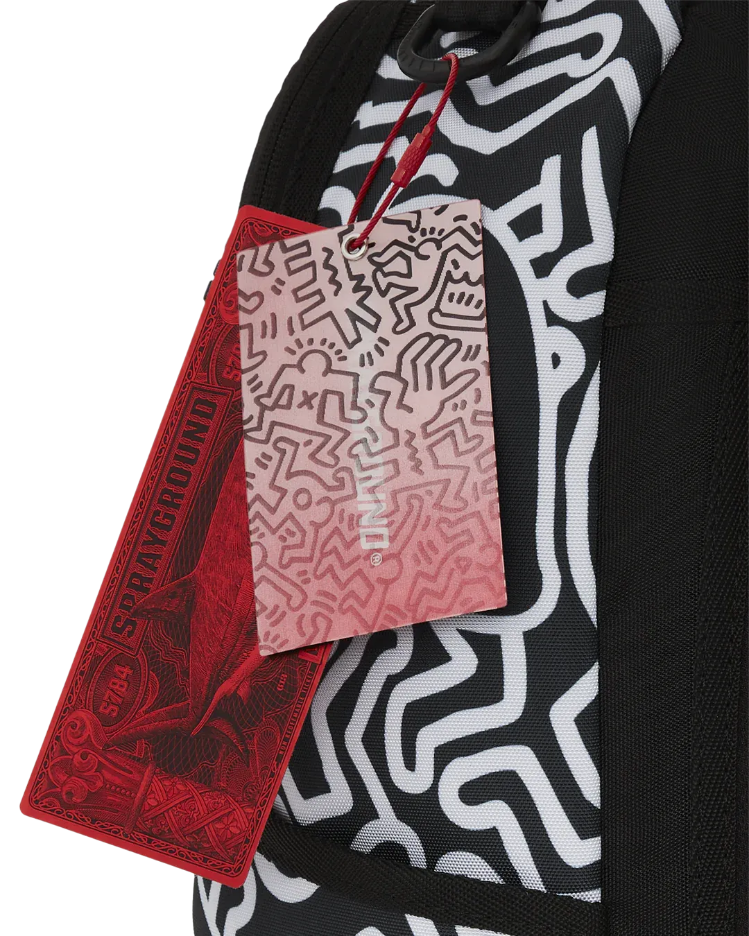 Sprayground Keith Haring Skater Guy Print DLXSV Backpack