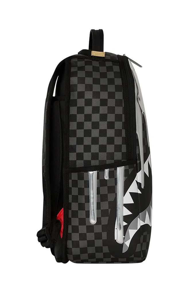 Sprayground Metallic Drip Sharks In Paris Backpack