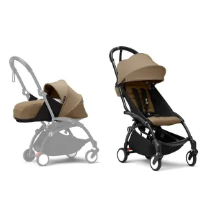 Stokke® YOYO³ Complete Stroller - Black/Toffee