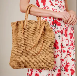 Straw Tote Bag