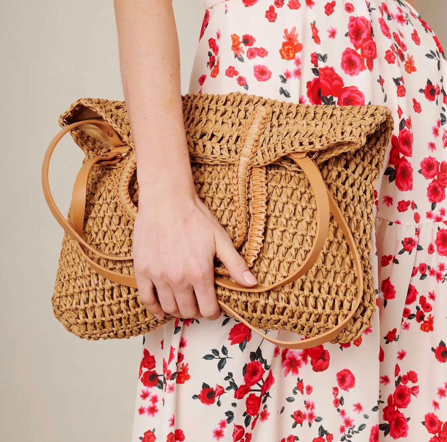 Straw Tote Bag