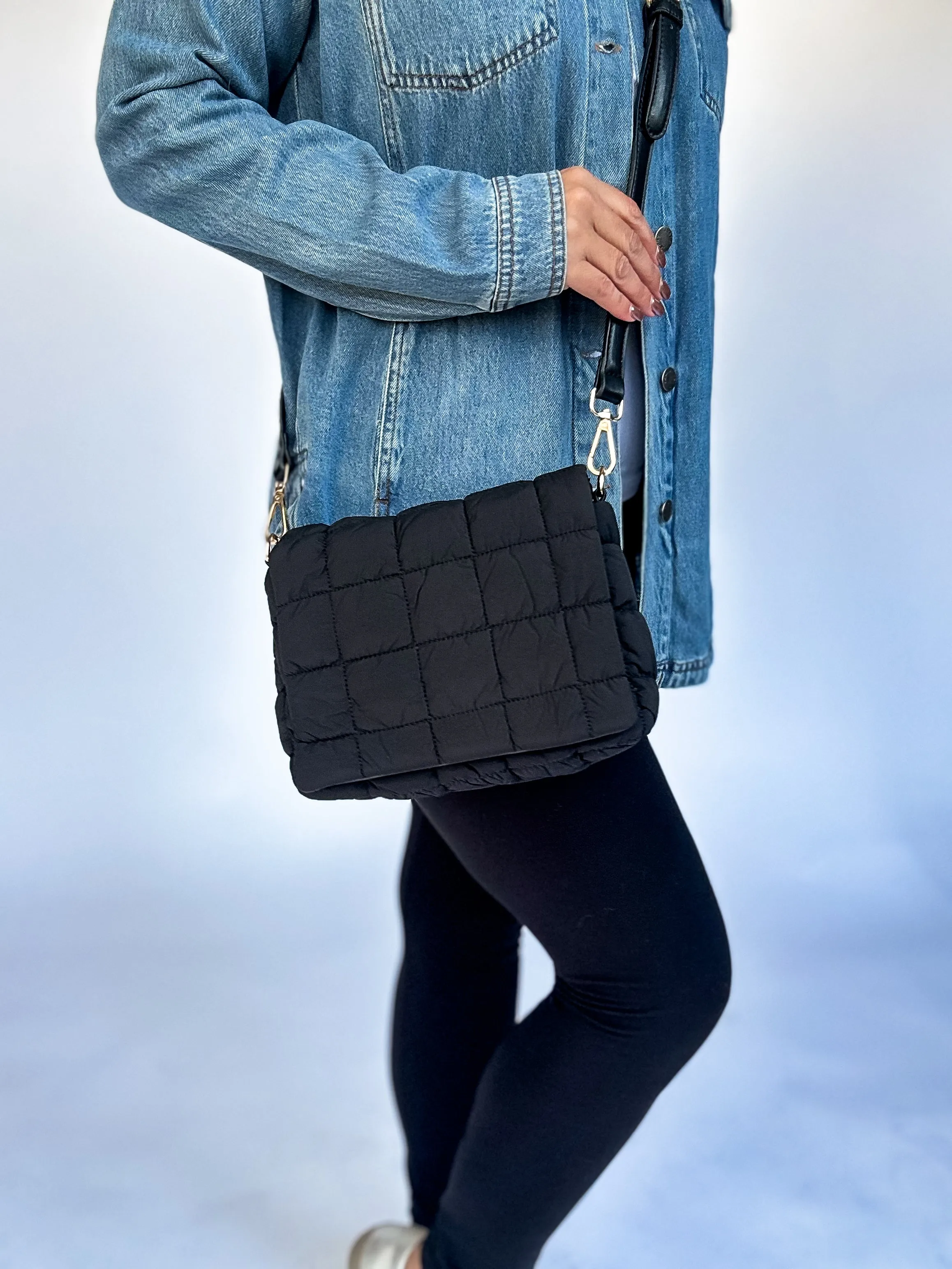 The Tegan Quilted Crossbody