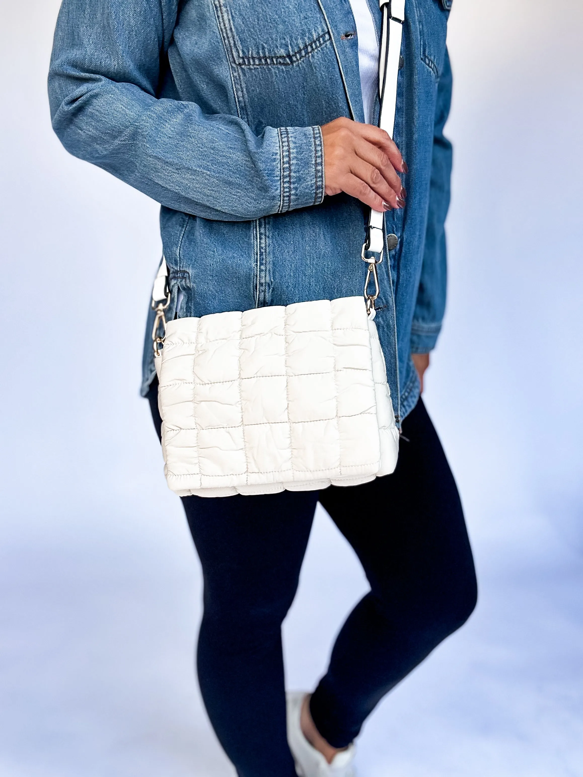 The Tegan Quilted Crossbody