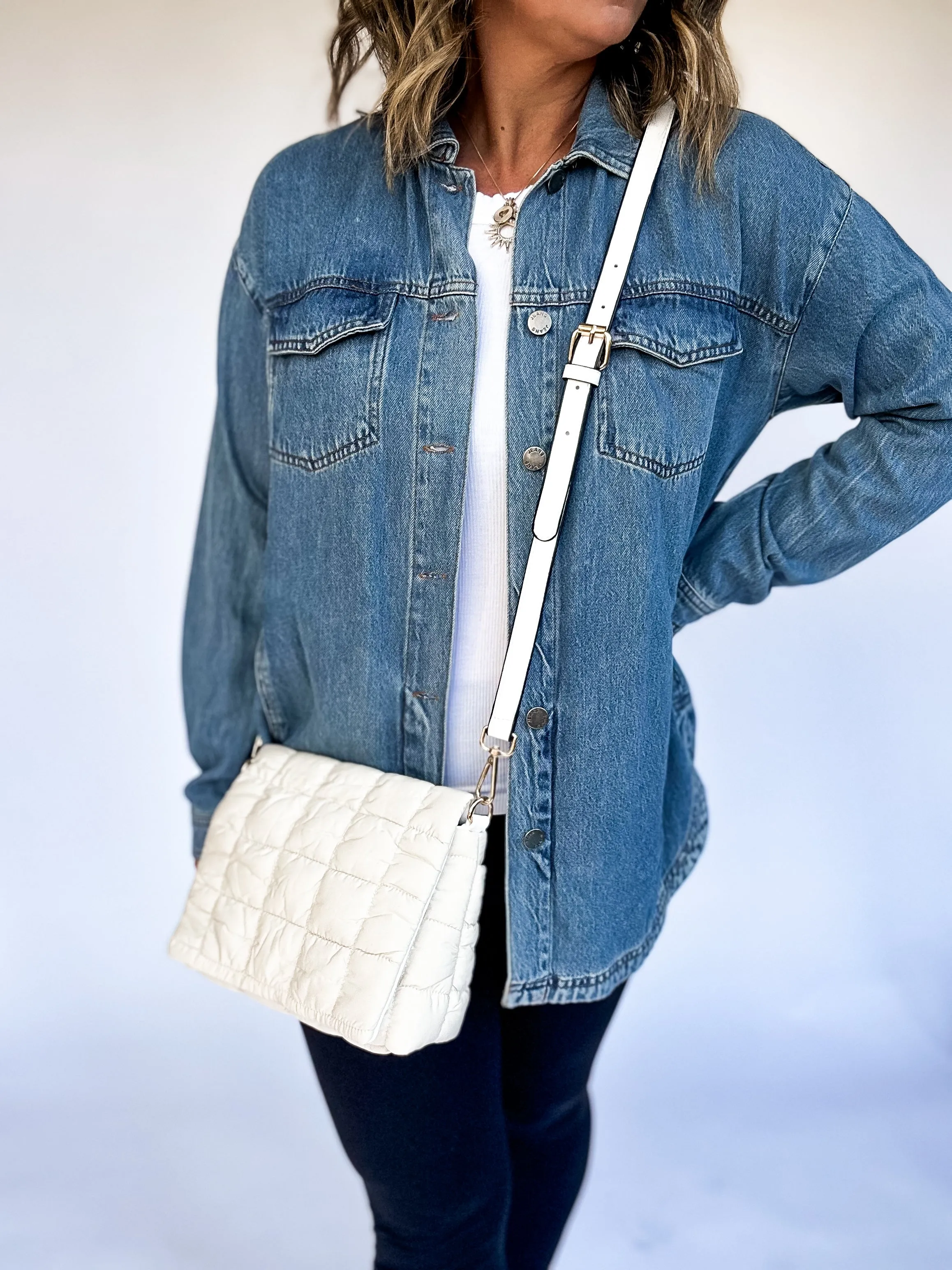 The Tegan Quilted Crossbody