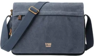 Troop London Organic Cotton Computer Messenger 13" | Blue