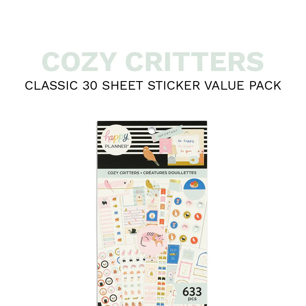 Value Pack Stickers - Cozy Pet Critters